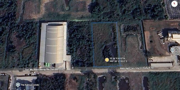 รูป (UA005)ขายที่ดิน 2 ไร่ ซอยเอแบค หมู่บ้านบางนา การ์เด้นท์ 10 - รูปที่ 12/13