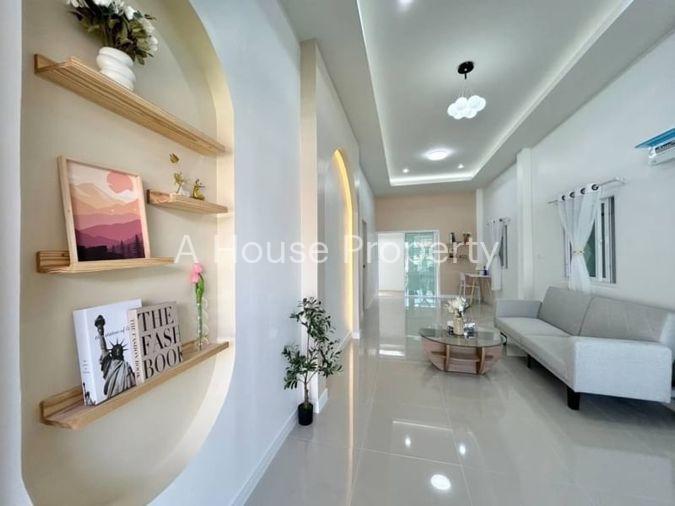 รูป ขายบ้านเดี่ยวมือสอง รีโนเวทใหม่ หมู่บ้านในฝัน7 เครือสหพัฒน์ ศรีราชา ชลบุรี - รูปที่ 8/19
