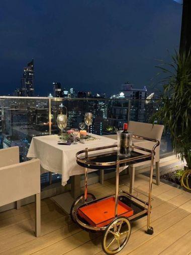 รูป  Condo for rent  : The Esse at Singha Complex ( BTS Asoke )MK-02  line @livingbkk - รูปที่ 6/18