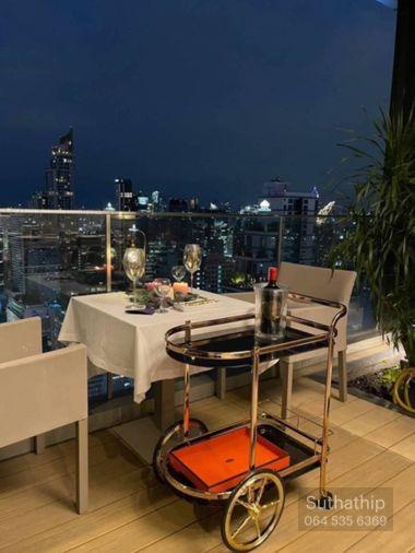 รูป Condo for rent : The Esse at Singha Complex ( BTS Asoke )MK-02 line @livingbkk - รูปที่ 6/18