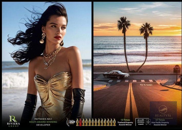รูป ชีวิตที่หรูหราใกล้ทะเล รอคุณอยู่ จองคอนโดสุดหรู The Riviera California กับเรา รับแคชแบคสูงสุด 100,000 บาท - รูปที่ 4/32