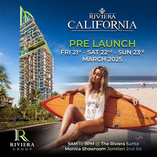 รูป ชีวิตที่หรูหราใกล้ทะเล รอคุณอยู่ จองคอนโดสุดหรู The Riviera California กับเรา รับแคชแบคสูงสุด 100,000 บาท - รูปที่ 1/32