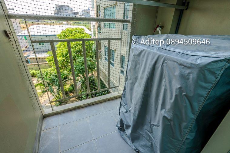 รูป ขายคอนโดล้านต้นๆ Lumpini Mega City Bangna 1 ห้องนอน 26 ตร.ม. ตึก B ห้อง RARE ITEM ไม่มีผนังติดกับห้องอื่นเลย! ความเป็นส่วนตัว 100% - รูปที่ 14/17