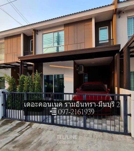 รูป ให้เช่าบ้านทาวน์โฮม เดอะคอนเนค รามอินทรา-มีนบุรี 2 - รูปที่ 1/17