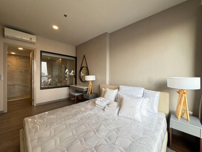 รูป ราคาพิเศษ ให้เช่า : Keen condo : 2Bed 2 Bath 63 ตรม ชั้น 12 (วิวทะเล) : ตรงข้ามโรบินสัน ติดถนนสุขุมวิท - รูปที่ 13/14