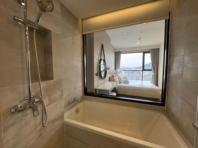 รูป ราคาพิเศษ ให้เช่า : Keen condo : 2Bed 2 Bath 63 ตรม ชั้น 12 (วิวทะเล) : ตรงข้ามโรบินสัน ติดถนนสุขุมวิท - รูปที่ 14/14