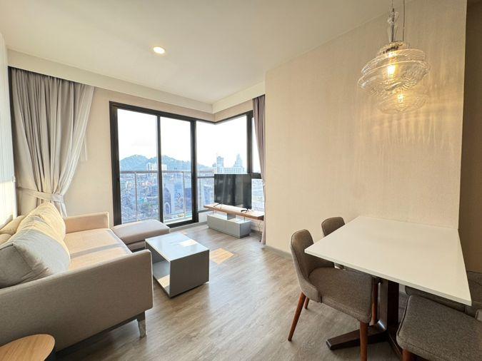 รูป ราคาพิเศษ ให้เช่า : Keen condo : 2Bed 2 Bath 63 ตรม ชั้น 12 (วิวทะเล) : ตรงข้ามโรบินสัน ติดถนนสุขุมวิท - รูปที่ 4/14