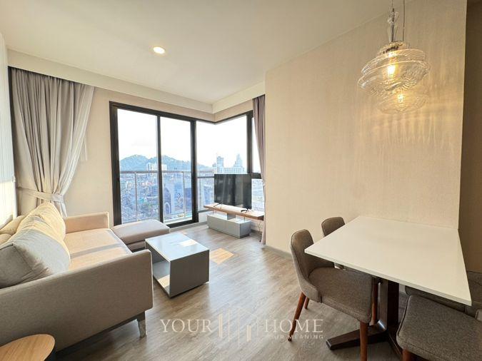 รูป ราคาพิเศษ ให้เช่า : Keen condo : 2Bed 2 Bath 63 ตรม ชั้น 12 (วิวทะเล) : ตรงข้ามโรบินสัน ติดถนนสุขุมวิท - รูปที่ 4/14