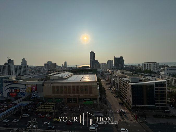 รูป ราคาพิเศษ ให้เช่า : Keen condo : 2Bed 2 Bath 63 ตรม ชั้น 12 (วิวทะเล) : ตรงข้ามโรบินสัน ติดถนนสุขุมวิท - รูปที่ 5/14
