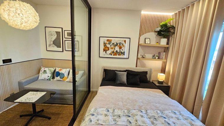 รูป ให้เช่า 🔥 MODIZ Sukhumvit 50 🔥 เฟอร์นิเจอร์ เครื่องใช้ไฟฟ้าครบ ใกล้ BTS อ่อนนุช - รูปที่ 3/11