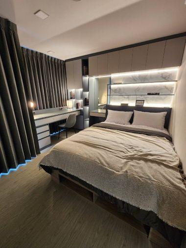 picture ✅️ For sell, Kave Island, 1 bed plus, (2 bedrooms) 38 sqm, 5th floor , C building, long pool view : caribbian zone - 6/22