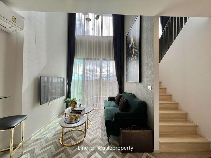รูป ขายด่วน 1ห้องนอน duplex เพดานสูงโปร่ง วิวสวยห้องกว้าง Ideo Mobi Sukhumvit Eastpoint - รูปที่ 13/15