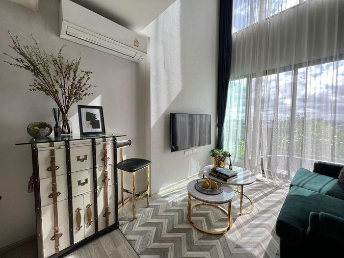 รูป ขายด่วน 1ห้องนอน duplex เพดานสูงโปร่ง วิวสวยห้องกว้าง Ideo Mobi Sukhumvit Eastpoint - รูปที่ 2/15