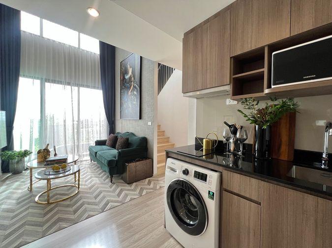 รูป ขายด่วน 1ห้องนอน duplex เพดานสูงโปร่ง วิวสวยห้องกว้าง Ideo Mobi Sukhumvit Eastpoint - รูปที่ 14/15