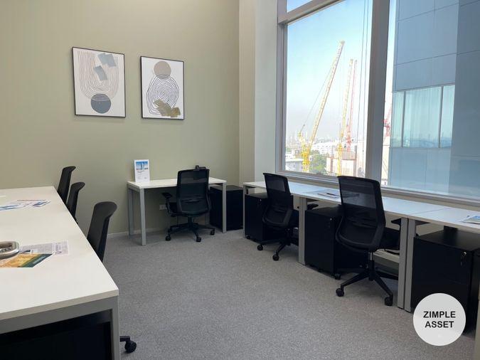 picture Service office space for rent on 66 Tower building in Phra Khanong area, near BTS Udomsuk. Complete facilities and office equipment. - 11/16