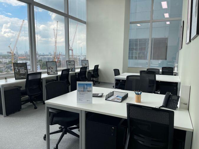 picture Service office space for rent on 66 Tower building in Phra Khanong area, near BTS Udomsuk. Complete facilities and office equipment. - 5/16