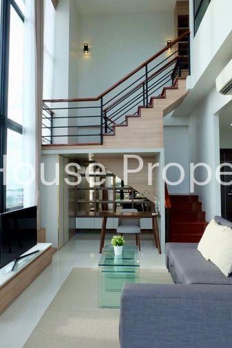 picture For rent The Sky Condo Sriracha Penthouse, beautiful room, high floor, sea view - 9/12