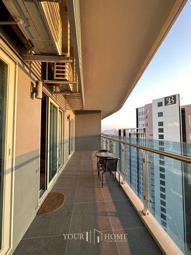 picture For rent: The Symphony, private beach condo: 2 bed 2 bath, 18th floor, area 78 sq m, panoramic sea view - 4/24