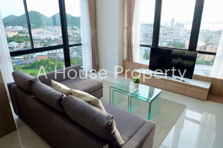 picture For rent The Sky Condo Sriracha Penthouse, beautiful room, high floor, sea view - 2/12