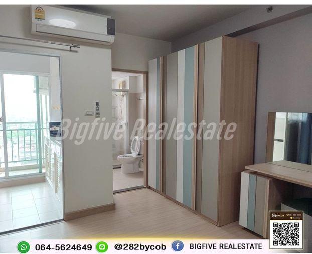 รูป A68-027     เช่าคอนโด ศุภาลัย ปาร์ค ราชพฤกษ์-เพชรเกษม สตูดิโอ เครื่องใช้ไฟฟ้าครบ ใกล้ BTS บางหว้า และมหาวิทยาลัยสยาม ✨ - รูปที่ 3/8