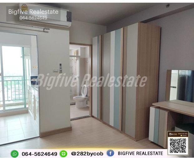 รูป A68-027 เช่าคอนโด ศุภาลัย ปาร์ค ราชพฤกษ์-เพชรเกษม สตูดิโอ เครื่องใช้ไฟฟ้าครบ ใกล้ BTS บางหว้า และมหาวิทยาลัยสยาม ✨ - รูปที่ 3/8