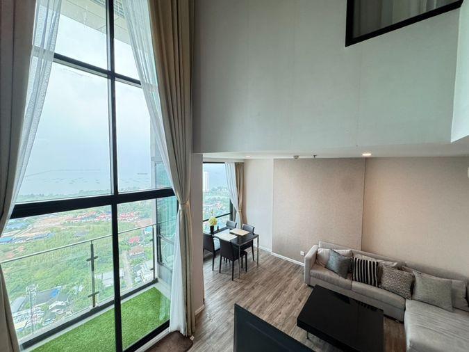 picture For rent: KnightsBridge Sriracha: Duplex 1 Bed 90 sq m, 33rd floor, sea view: near Robinson Sriracha - 14/24