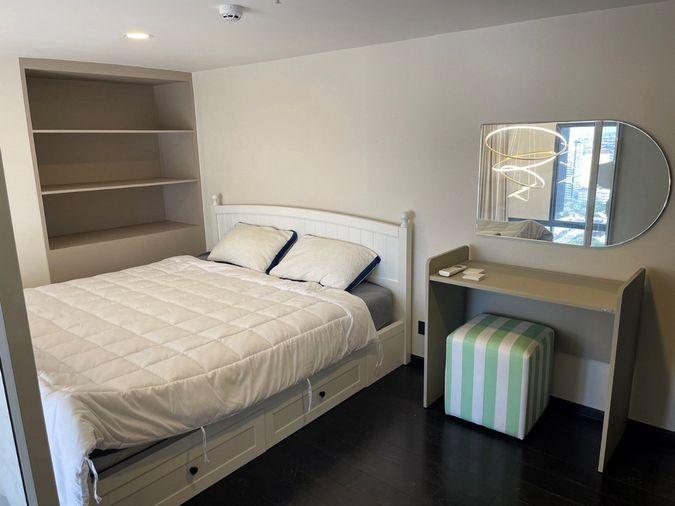 รูป Call : 064-992-8997 Condo Park Origin Thonglor ใกล้ BTS ทองหล่อ Duplex 2 ชั้น 45 ตารางเมตร 2 ห้องนอน ชั้น30 ตึก C ตกแต่งครบ - รูปที่ 4/13