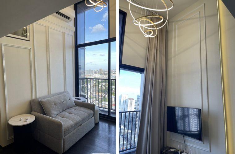 รูป Call : 064-992-8997 Condo Park Origin Thonglor ใกล้ BTS ทองหล่อ Duplex 2 ชั้น 45 ตารางเมตร 2 ห้องนอน ชั้น30 ตึก C ตกแต่งครบ - รูปที่ 2/13