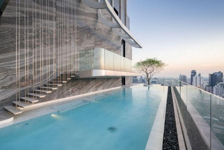 รูป Call : 064-992-8997 Condo Park Origin Thonglor ใกล้ BTS ทองหล่อ Duplex 2 ชั้น 45 ตารางเมตร 2 ห้องนอน ชั้น30 ตึก C ตกแต่งครบ - รูปที่ 9/13
