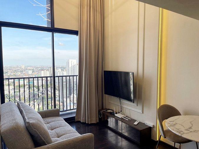 รูป Call : 064-992-8997 Condo Park Origin Thonglor ใกล้ BTS ทองหล่อ Duplex 2 ชั้น 45 ตารางเมตร 2 ห้องนอน ชั้น30 ตึก C ตกแต่งครบ - รูปที่ 1/13