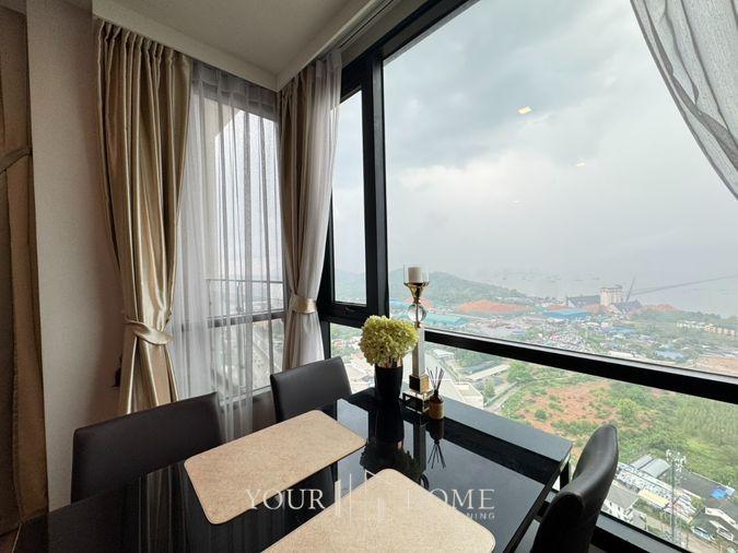 picture For rent: KnightsBridge Sriracha: Duplex 1 Bed 90 sq m, 33rd floor, sea view: near Robinson Sriracha - 1/24