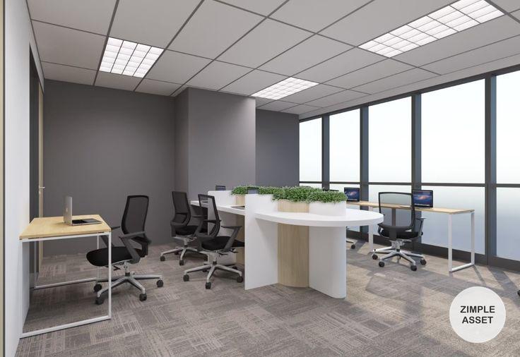 picture Serviced office for rent at Muang Thai Phatra Tower on Ratchada Road. Fully equipped with office furniture commute via MRT and public transportation. - 4/15