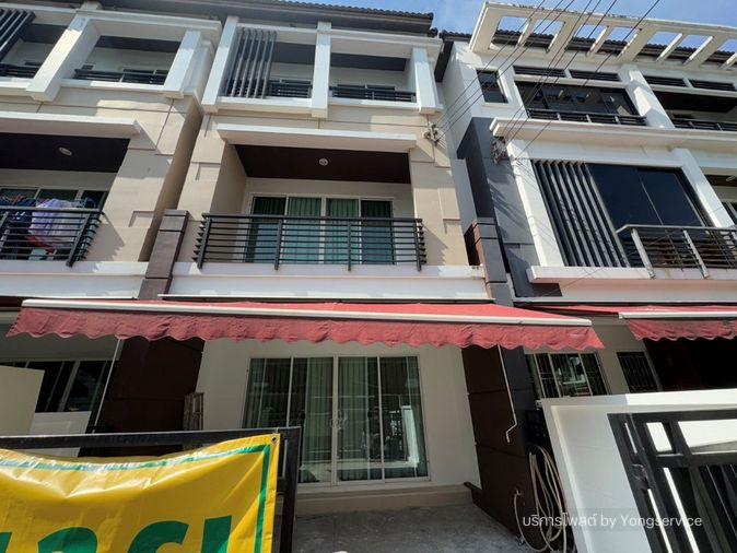 รูป Tel : 098-551-6192 โครงการ บ้านกลางเมือง พระราม 3-ราษฎร์บูรณะ ทาวน์โฮม 3 ชั้น โซนราษฎร์บูรณะ สุขสวัสดิ์ สาทร พร้อมเฟอร์นิเจอร์ - รูปที่ 1/13