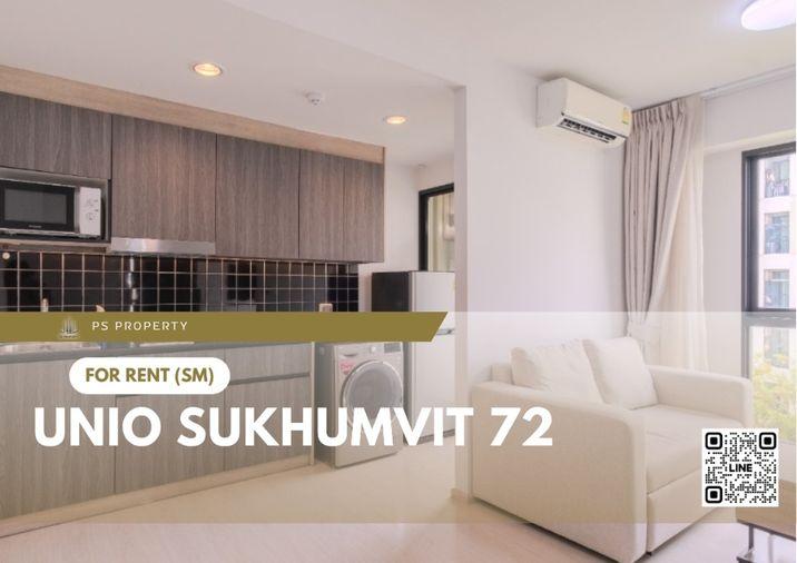 รูป ให้เช่า ✨ UNiO Sukhumvit 72 ✨ เฟอร์นิเจอร์ และ เครื่องใช้ไฟฟ้าครบ ใกล้ BTS แบริ่ง - รูปที่ 1/10