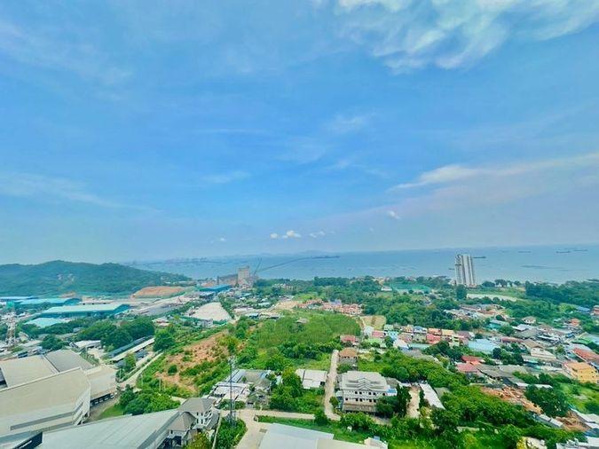 รูป ขายคอนโดไนท์บริดจ์ ดิ โอเชี่ยน ศรีราชา ห้องสวย พร้อมเฟอร์ ชั้นสูง วิวทะเล  - รูปที่ 16/16