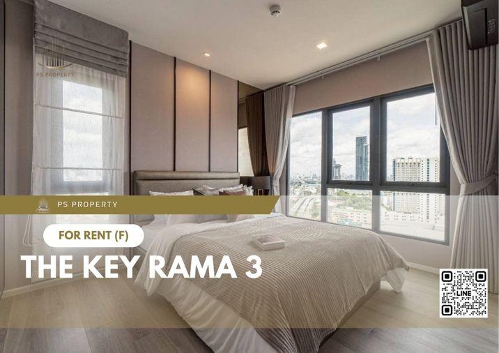 รูป ให้เช่า 📍 The Key Rama 3 📍 เฟอร์นิเจอร์และเครื่องใช้ไฟฟ้าครบ ใกล้ BRT สถานีเจริญราษฎร์ - รูปที่ 1/9
