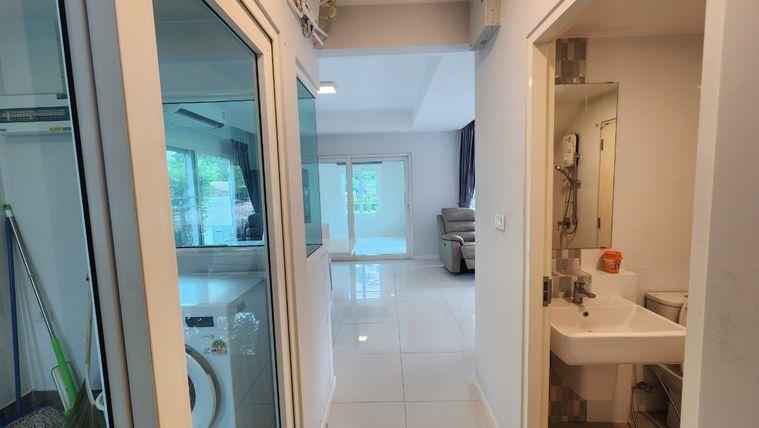 รูป ให้เช่าบ้านเดี่ยว 3 ห้องนอน หมู่ชัยพฤกษ์ ทางด่วนรามอินทรา-จตุโชติ หลังมุม น่าอยู่จอดรถได้สองคัน สวนกว้างเห็นวิวสวนส่วนกลาง - รูปที่ 17/23