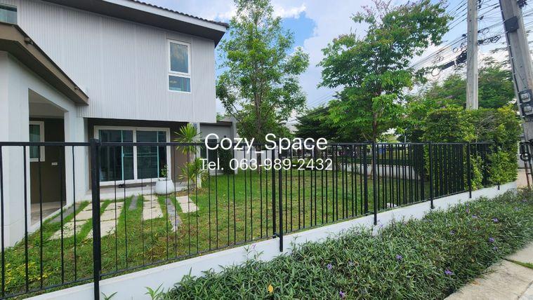 รูป ให้เช่าบ้านเดี่ยว 3 ห้องนอน หมู่ชัยพฤกษ์ ทางด่วนรามอินทรา-จตุโชติ หลังมุม น่าอยู่จอดรถได้สองคัน สวนกว้างเห็นวิวสวนส่วนกลาง - รูปที่ 23/23