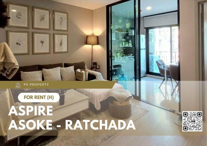 picture For rent ✨ Aspire Asoke - Ratchada ✨ Fully furnished and equipped with electrical appliances, near MRT Rama 9 - 1/11
