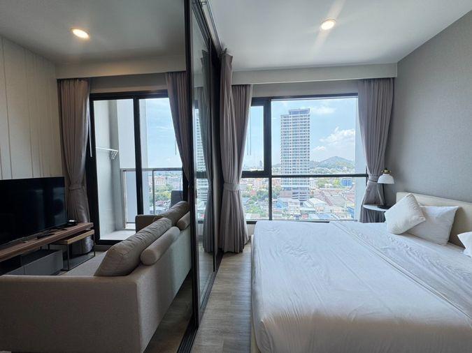 รูป ให้เช่า : Keen condo : 1 Bed 35 ตรม ชั้น 14 วิวทะเล : คอนโดใกล้ห้างโรบินสัน - รูปที่ 1/11