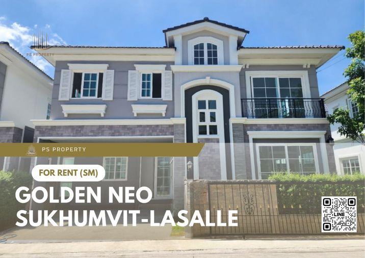 รูป บ้านเดี่ยวให้เช่า ✨ Golden Neo Sukhumvit-Lasalle ✨ 4 ห้องนอน 4 ห้องน้ำ เฟอร์นิเจอร์ และ เครื่องใช้ไฟฟ้าครบ - รูปที่ 1/12