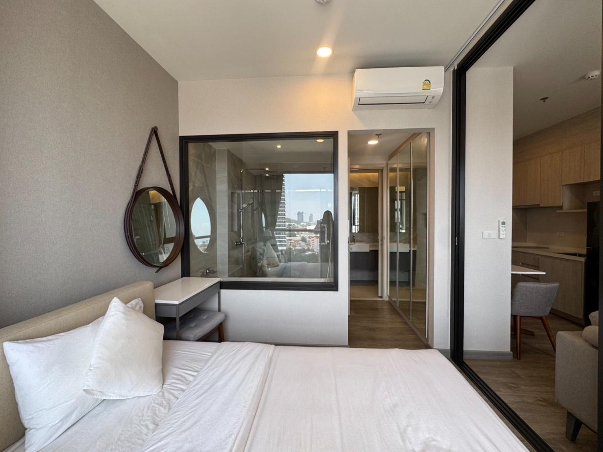 รูป ให้เช่า : Keen condo : 1 Bed 35 ตรม ชั้น 14 วิวทะเล : คอนโดใกล้ห้างโรบินสัน - รูปที่ 3/11