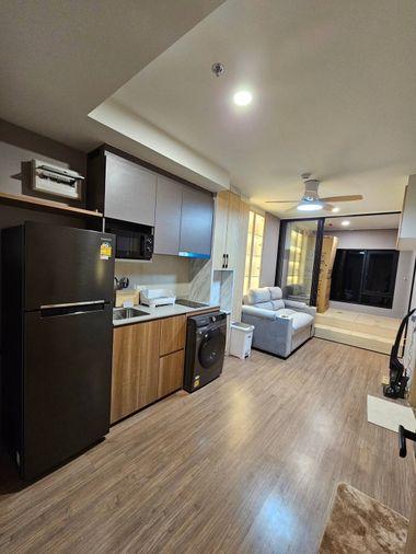 รูป ให้เช่า THE Livin เพชรเกษ เฟอร์ครบมีเครื่องซักผ้า 1bed plus 38ตรม 16,000 บาท รวม internet - รูปที่ 1/12