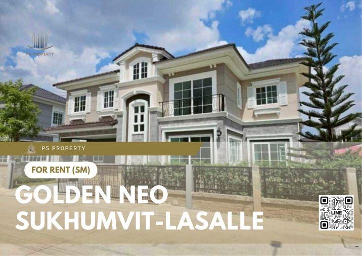 รูป บ้านเดี่ยวให้เช่า ✨ Golden Neo Sukhumvit-Lasalle ✨ 4 ห้องนอน 4 ห้องน้ำ เฟอร์นิเจอร์ และ เครื่องใช้ไฟฟ้าครบ - รูปที่ 1/20