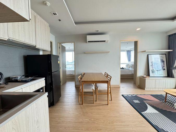picture Yuu Sriracha: 2 bed 2 bath, 28th floor, area 67 sq m, panoramic sea view: Brand new room, ready to move in. - 3/21