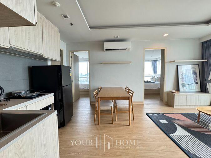 picture Yuu Sriracha: 2 bed 2 bath, 28th floor, area 67 sq m, panoramic sea view: Brand new room, ready to move in. - 3/21