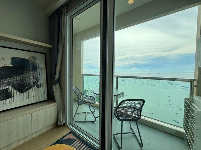picture Yuu Sriracha: 2 bed 2 bath, 28th floor, area 67 sq m, panoramic sea view: Brand new room, ready to move in. - 14/21