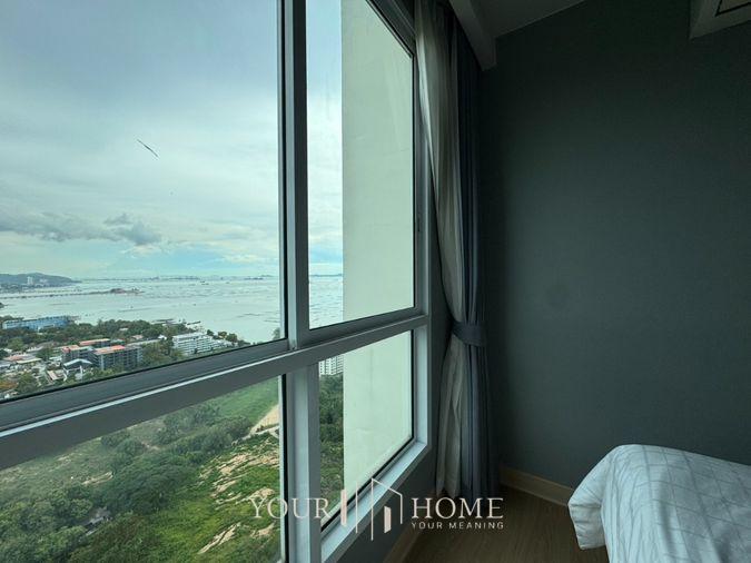 picture Yuu Sriracha: 2 bed 2 bath, 28th floor, area 67 sq m, panoramic sea view: Brand new room, ready to move in. - 19/21