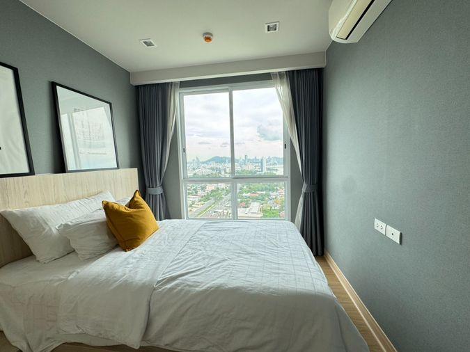 picture Yuu Sriracha: 2 bed 2 bath, 28th floor, area 67 sq m, panoramic sea view: Brand new room, ready to move in. - 17/21