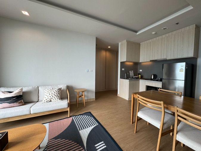 picture Yuu Sriracha: 2 bed 2 bath, 28th floor, area 67 sq m, panoramic sea view: Brand new room, ready to move in. - 7/21